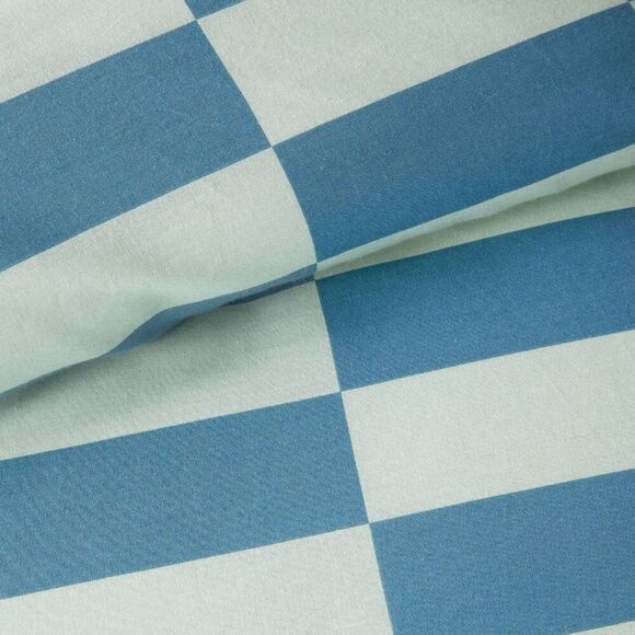 Pillowfort - Full/Queen Checkers Kids' Duvet Cover Teal Blue - Checkers - Picture 4 of 4